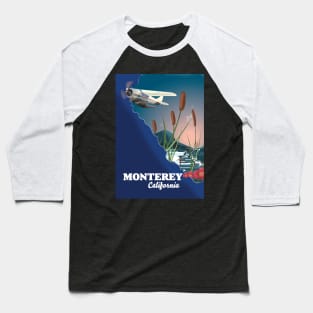 Monterey california map Baseball T-Shirt